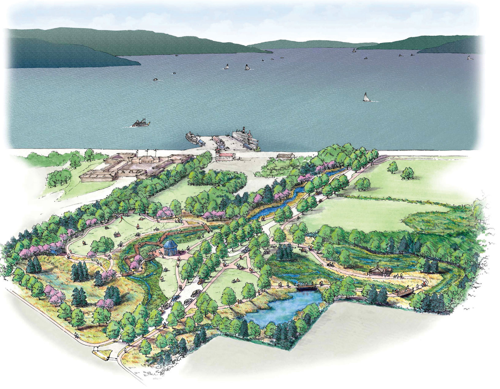 The origins of Charles R. Wood Park